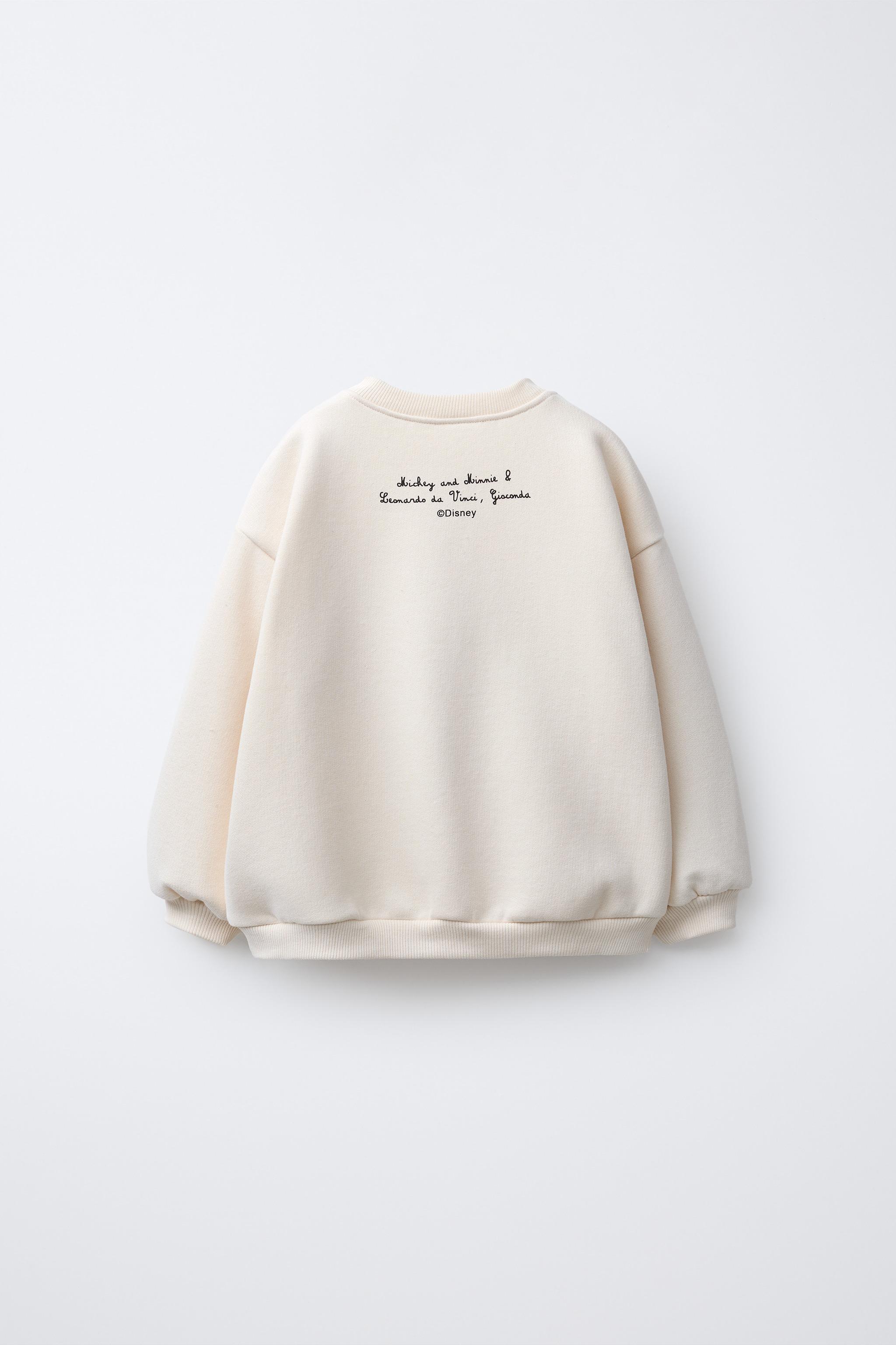 MICKEY AND MINNIE MOUSE MONA LISA PRINT SWEATSHIRT © DISNEY